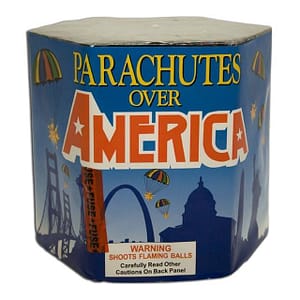 Parachutes Over America - Firework Parachutes