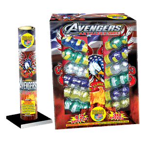 Avengers Reloadable Artillery Shell Fireworks