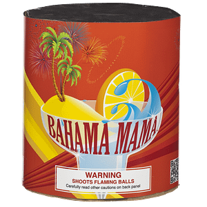 Bahama Mama 200 Gram Fireworks Cake