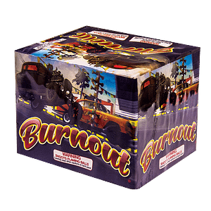 Burnout 200 Gram Fireworks Cake