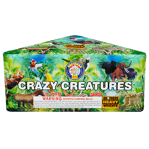 Crazy Creatures 500 Gram Fireworks Repeater