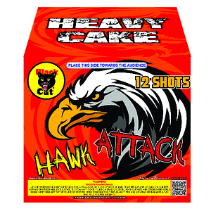 Hawk Attack 500g Fireworks Cake