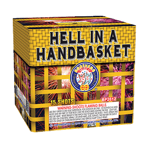 Hell in a Handbasket 500 Gram Fireworks Repeater
