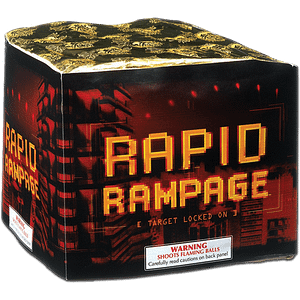 Rapid Rampage 200 Gram Fireworks Repeater