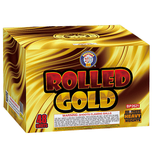 Rolled Gold 500g Fireworks Cake