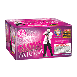 Viva Las Vegas (Elvis Series) 500g Fireworks Cake