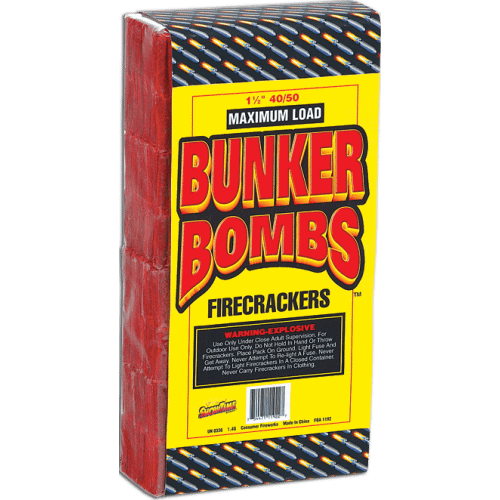 Bunker Bombs Firecrackers (Strip of 50)