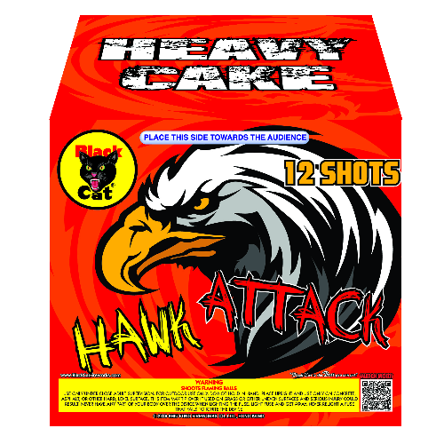 Hawk Attack 500g Fireworks Cake