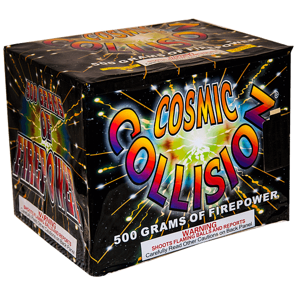 Cosmic Collision 500 Gram Fireworks Cake