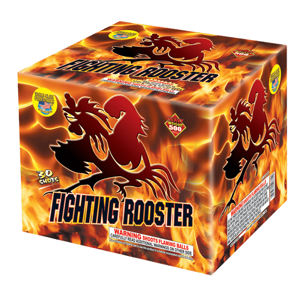 Fighting Rooster 500 Gram Fireworks Repeater