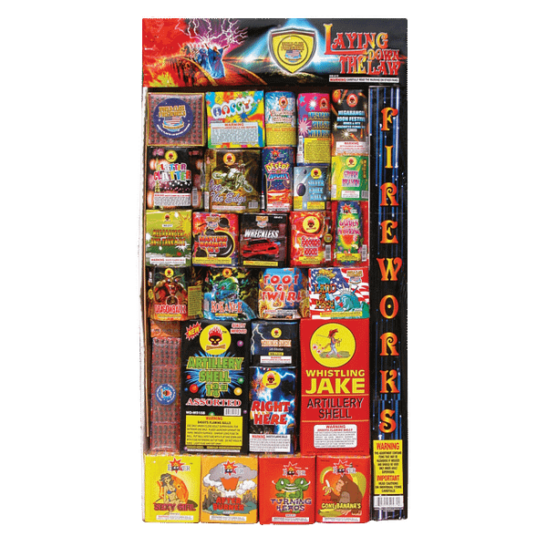 Laying Down The Law Fireworks Assortment