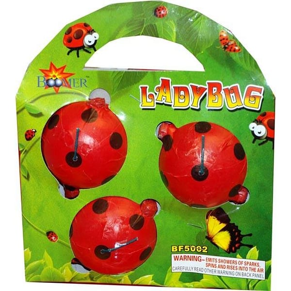 Lady Bugs Spinner - Fireworks