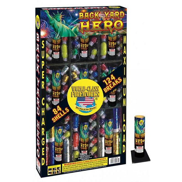Backyard Hero Reloadable Artillery Shell Fireworks Kit