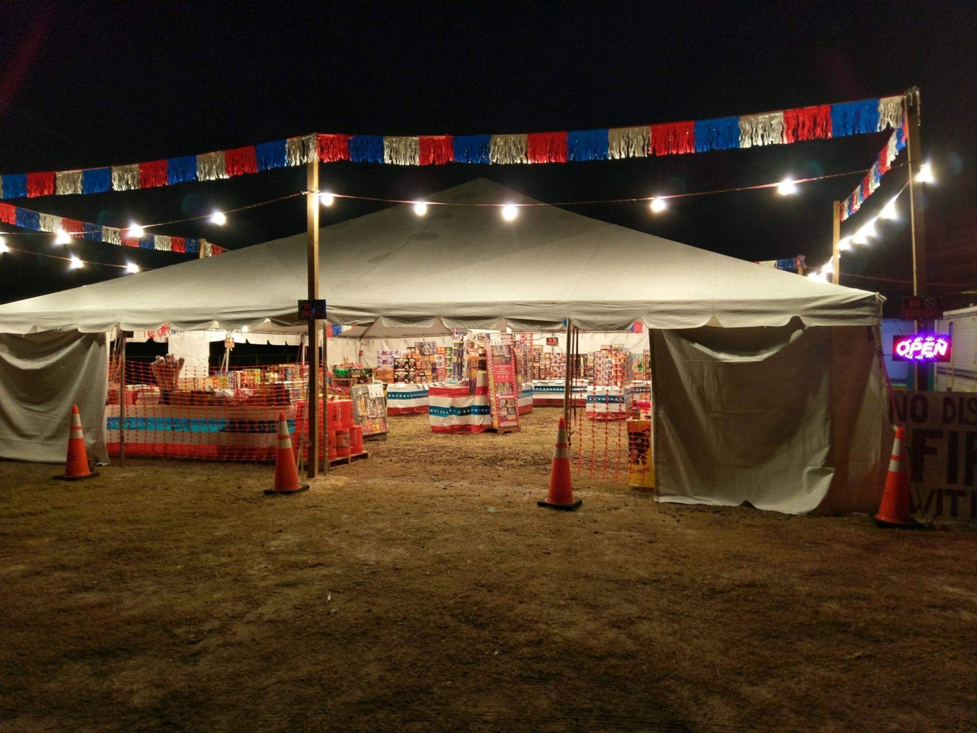 Ron's Fireworks Florida Tent