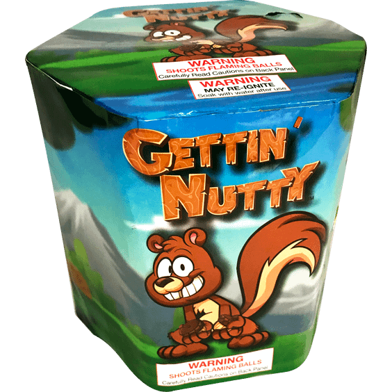 Gettin' Nutty 200 Gram Fireworks Repeater
