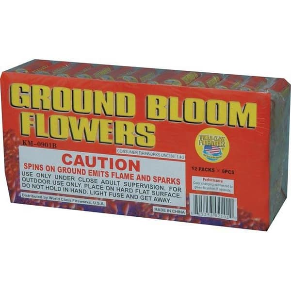 Ground Bloom Flowers - Fireworks Spinner