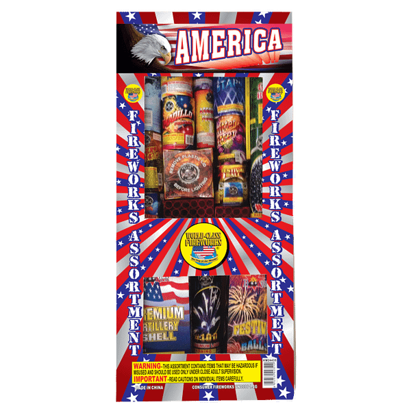 America Fireworks Assortment
