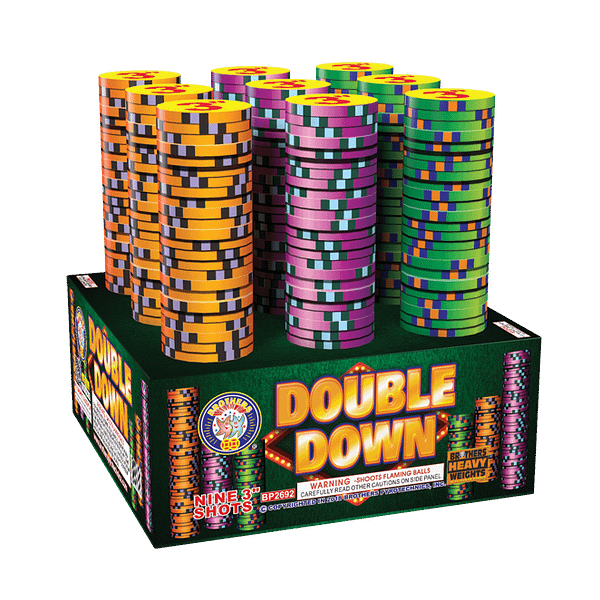 Double Down 3 Inch Fireworks Rack