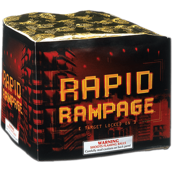 Rapid Rampage 200 Gram Fireworks Repeater